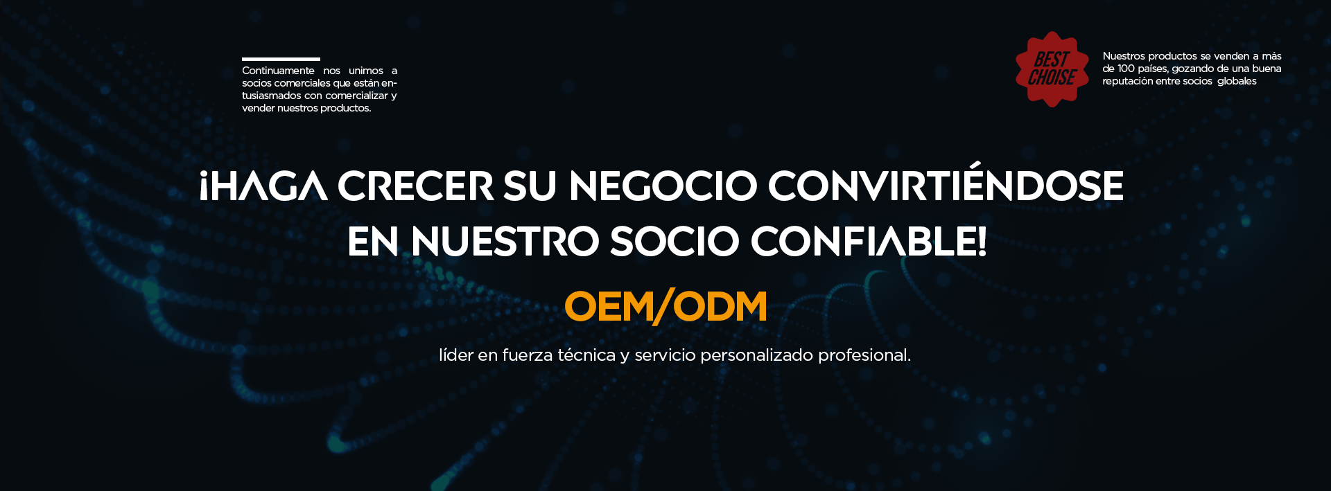 Buscamos un excelente propietario o distribuidor de SPA